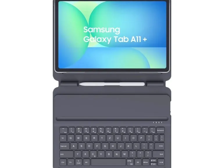 Samsung Tablet Tastatur Cover für Galaxy Tab A11+ Schwarz