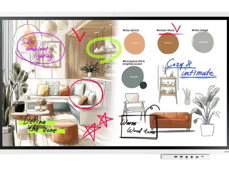 Samsung Touch Display Flip WM55FX Infrarot 55 "