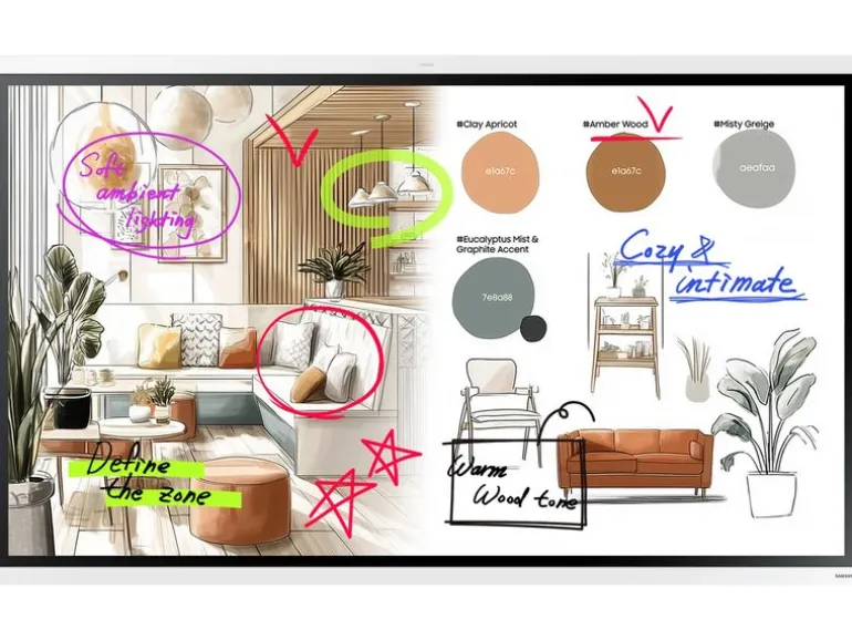 Samsung Touch Display Flip WM55FX Infrarot 55 "