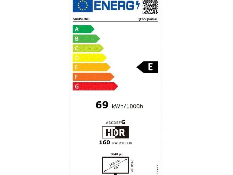 Samsung TV QE65Q67D AUXXN 65", 3840 x 2160 (Ultra HD 4K), QLED
