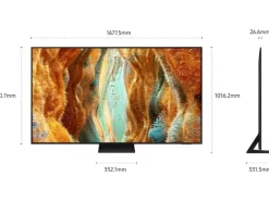 Samsung TV QE75QN70F 75'' QN70F Neo QLED 4K Mini LED AI TV, 2025