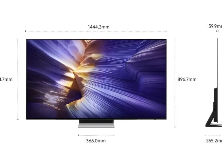Samsung TV QE65S90F 65'' S90F OLED 4K AI TV, 2025
