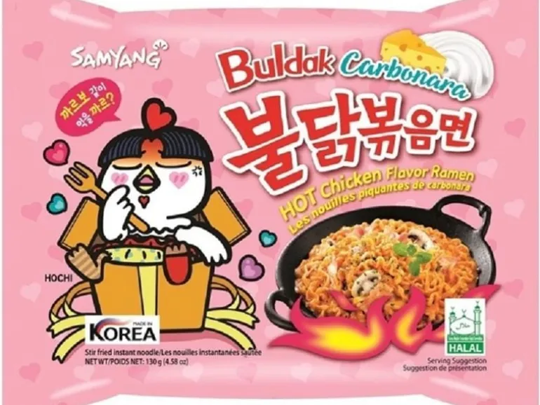 Samyang Buldak Hot Chicken Ramen Carbonara 5 x 130 g