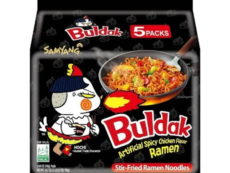 Samyang Buldak Hot Chicken Ramen Original 5 x 140 g
