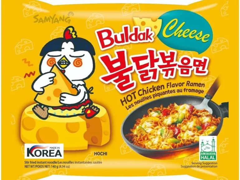 Samyang Buldak Hot Chicken Ramen Cheese 5 x 140 g