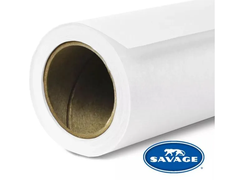 Savage Hintergrund Papier 2.18 x 11 m Super White