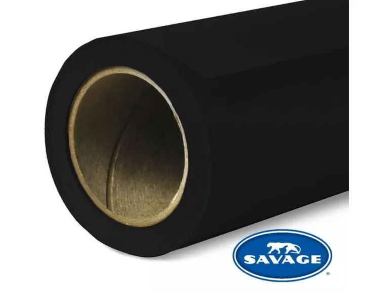 Savage Hintergrund Papier 2.18 x 11 m Black