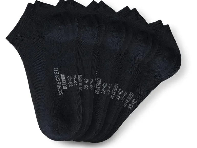 SCHIESSER Socken Herren 5-er Pack, Schwarz, 43 - 46