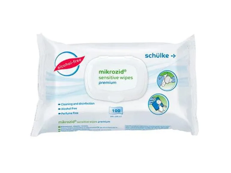 Schülke Mikrozid sensitive wipes premium 100 Stück