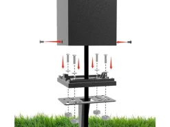 Schönenberger Cuneo Universal Erdspiess für Energiesäule 6 x 10 x 18 cm