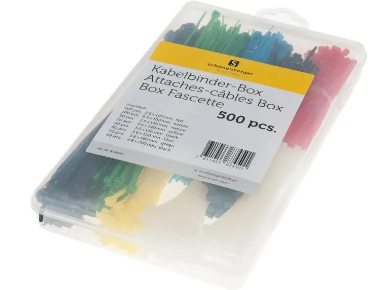 Schönenberger Kabelbinder Set 500 Stück