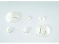 Schönenberger Kabelhalterungen 2 x Ø 35 mm, 4 x Ø 15 mm, Weiss