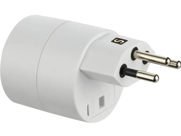 Schönenberger Reiseadapter T12 / Schuko NO BLOCK