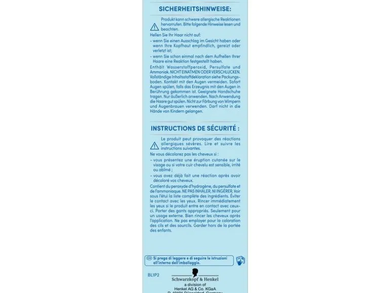 Schwarzkopf Blonde Ultra Aufheller L1++