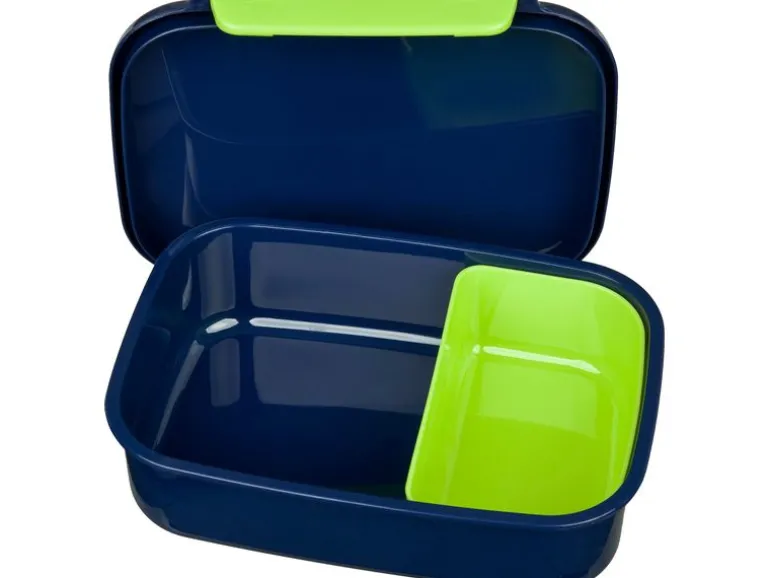 Scooli Lunchbox Fussball Dunkelblau
