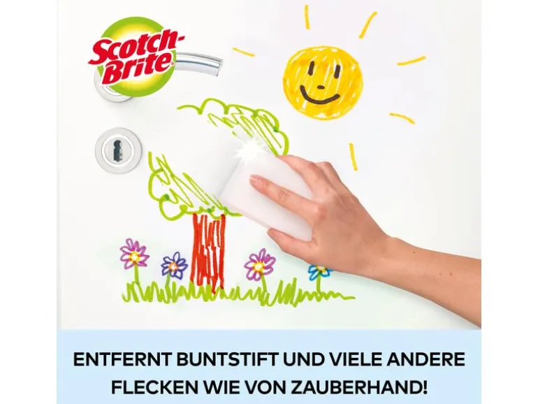 Scotch-Brite Flecken-Radierer Scotch-Brite 2 Stück