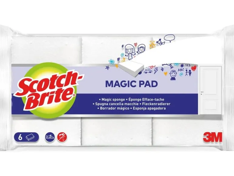 Scotch-Brite Flecken-Radierer Scotch-Brite 6 Stück