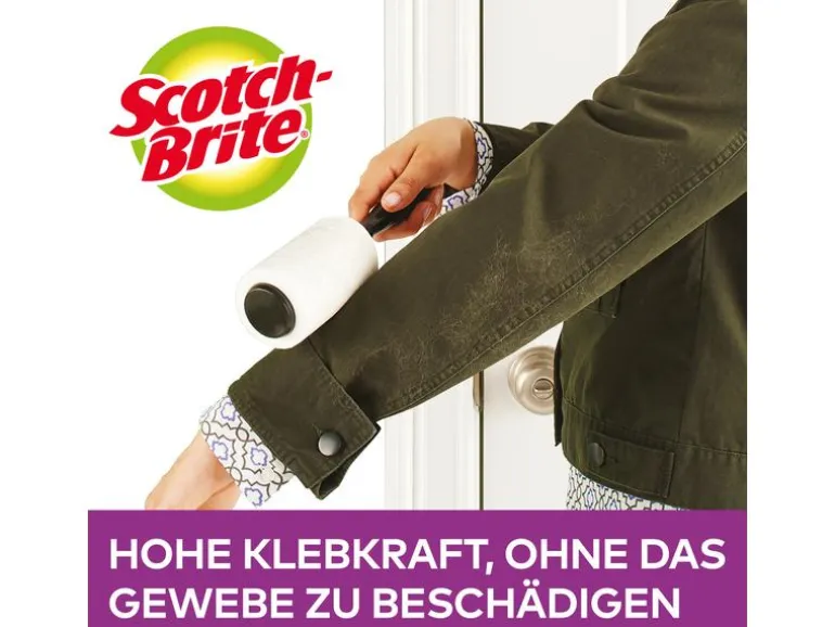 Scotch-Brite Kleiderroller Scotch-Brite Pet Extra Sticky 48 Blatt