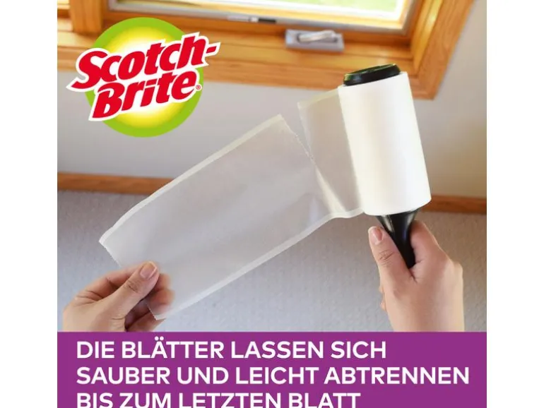 Scotch-Brite Kleiderroller Scotch-Brite Pet Extra Sticky 48 Blatt