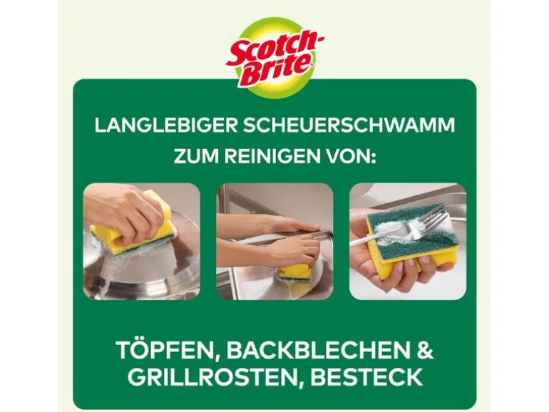 Scotch-Brite Schwamm Scotch-Brite Classic 6 Stück