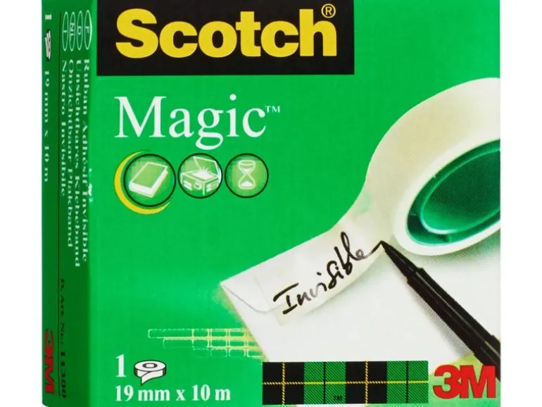 Scotch Klebeband Magic Tape 19 mm x 10 m, Transparent