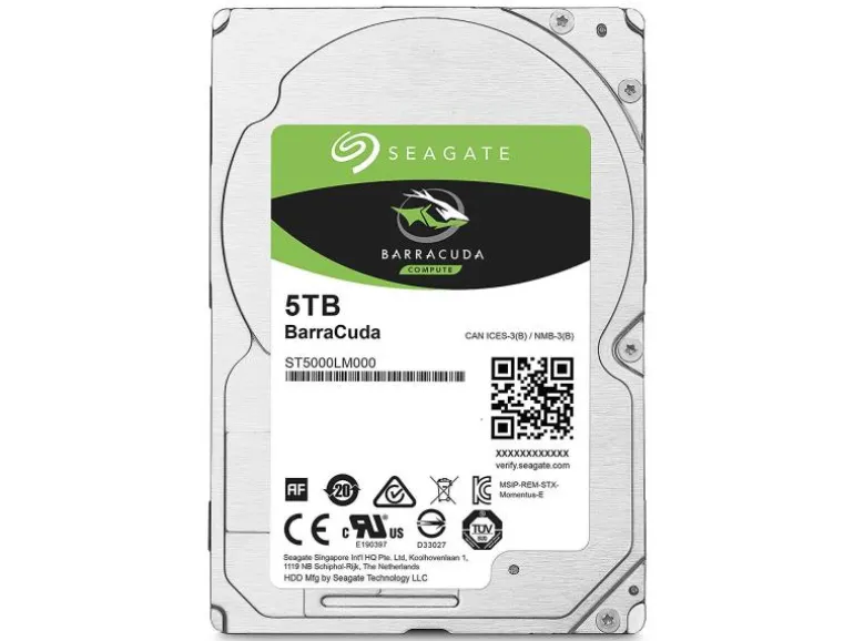 Seagate Harddisk BarraCuda 2.5" SATA 5 TB