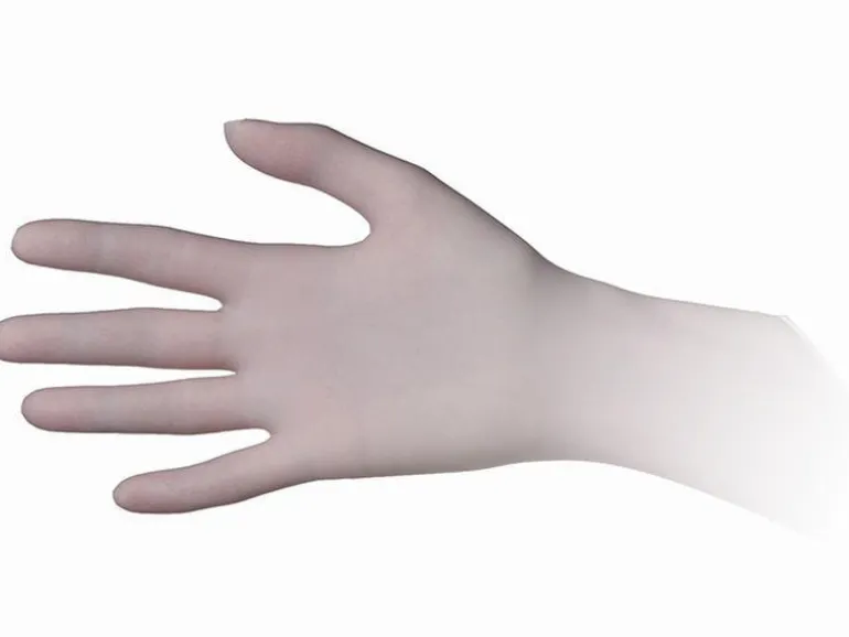 SecondSkin Einweghandschuh Latex Touch M, Beige, 100 Stück
