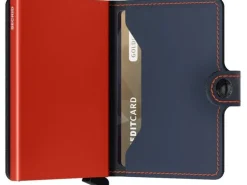 SECRID Portemonnaie Miniwallet Matte Nightblue Orange