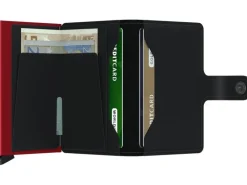 SECRID Portemonnaie Miniwallet Matte Black/Red