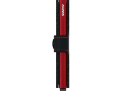 SECRID Portemonnaie Miniwallet Matte Black/Red