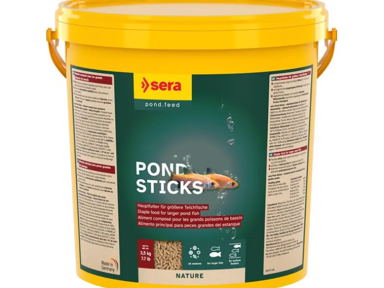 sera Teichfutter Pond Granulat Nature, 21 l, 3.5 kg