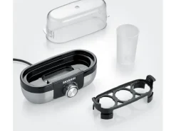 Severin Eierkocher EK 3163, Schwarz/Silber