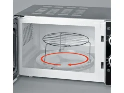 Severin Mikrowelle mit Grill MW 7875 Schwarz/Silber