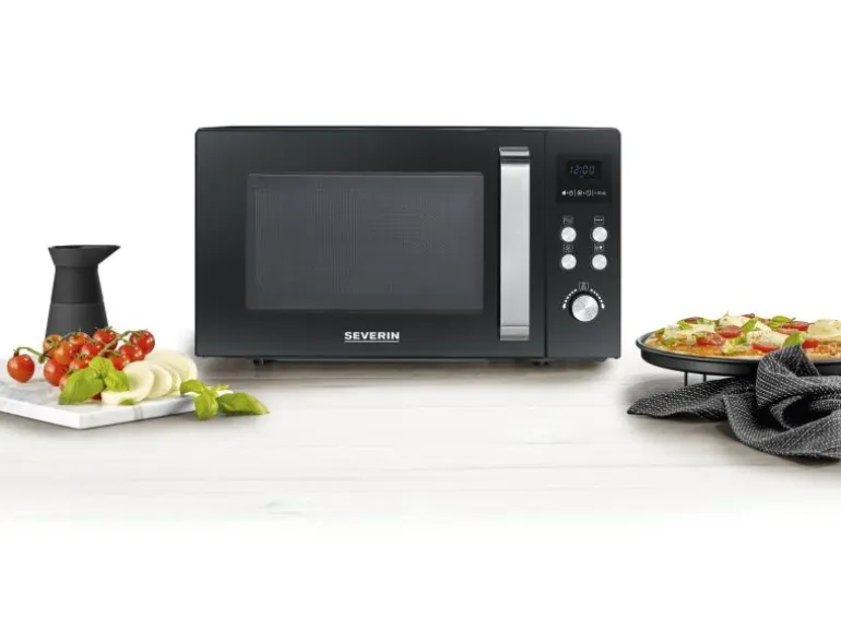 Severin Mikrowelle mit Grill MW 7752 Schwarz
