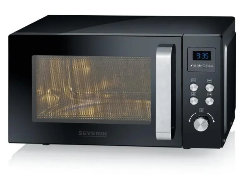 Severin Mikrowelle mit Grill MW 7752 Schwarz