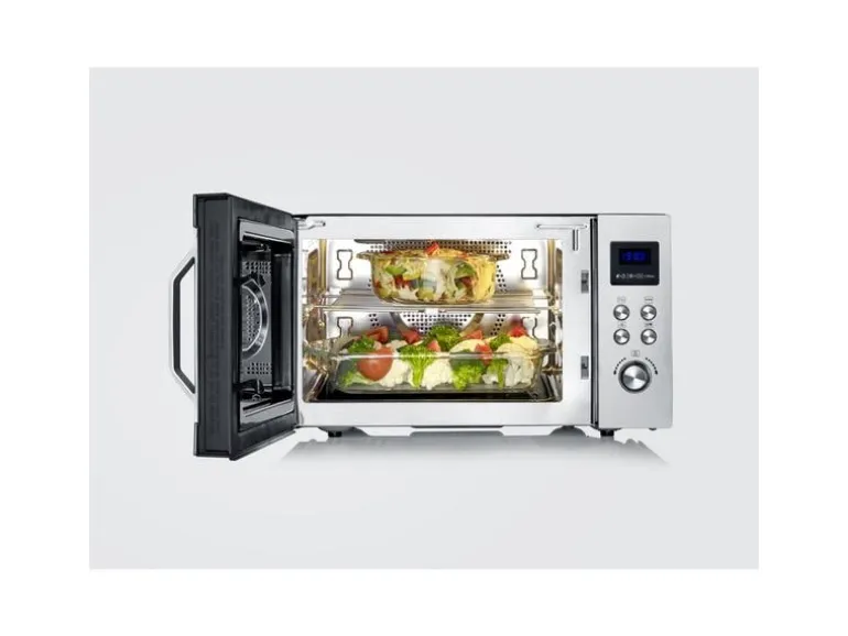 Severin Mikrowelle mit Grill MW7777 Silber