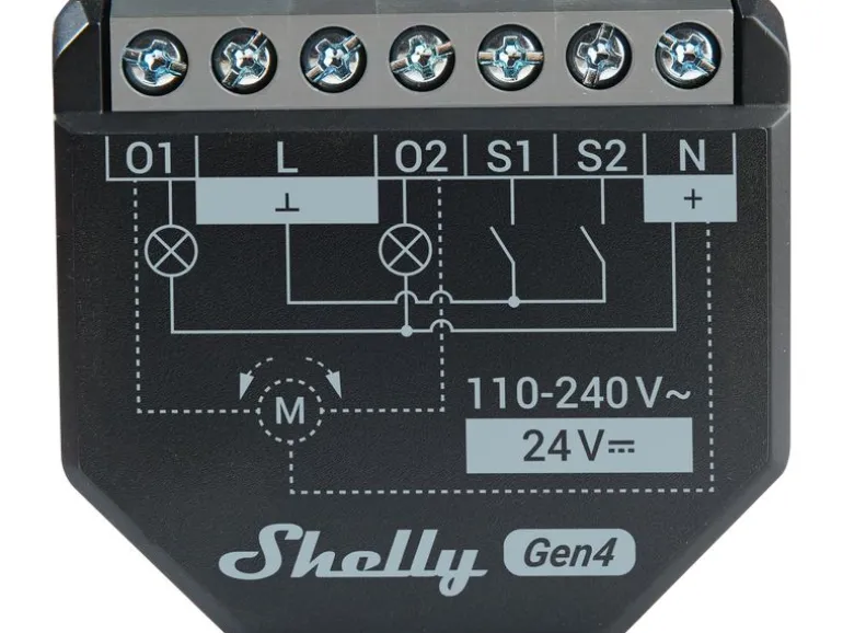 Shelly 2PM Gen4 WiFi-Switch Matter
