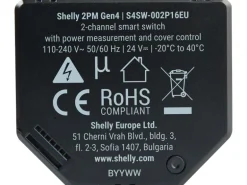 Shelly 2PM Gen4 WiFi-Switch Matter