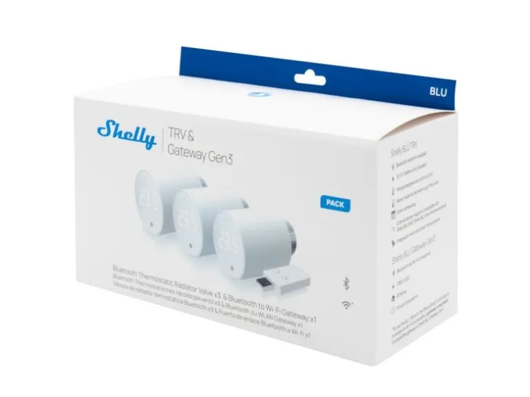 Shelly Smarter Thermostat 3 BLU TRV
