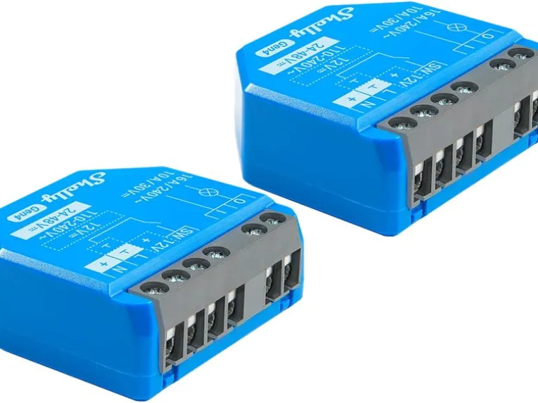 Shelly WLAN-Schaltaktor 1 Gen 4 x 2 Blau