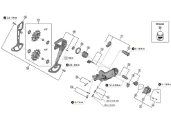Shimano Schaltwerk DEORE RD-M6200 12-Gang 12-Gang SGS Box