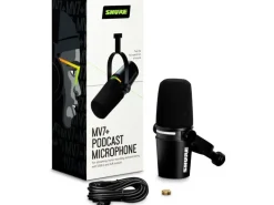 Shure Mikrofon MV7+ Schwarz