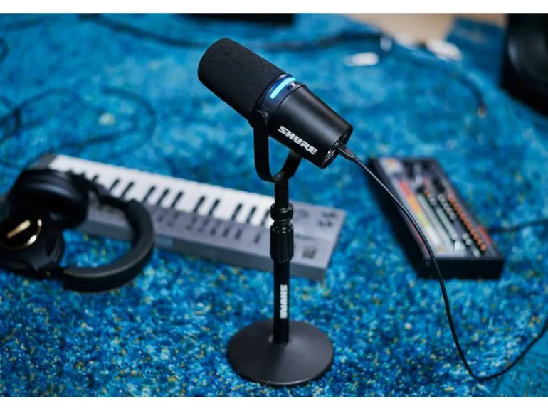 Shure Mikrofon MV7+ Schwarz