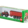 Siku Traktor Massey Ferguson 8480 mit Anhänger 1:87