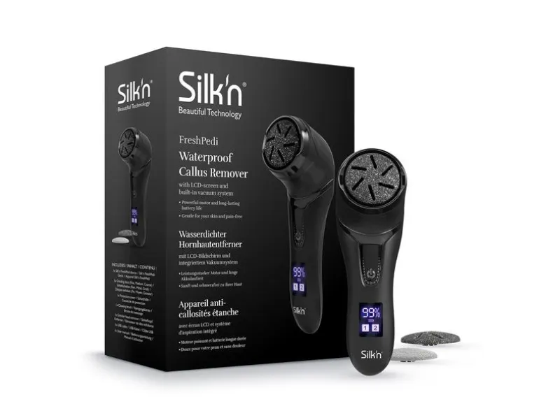 Silk'n Hornhautentferner FreshPedi Schwarz
