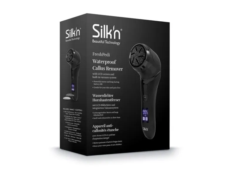 Silk'n Hornhautentferner FreshPedi Schwarz