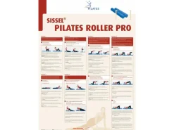 SISSEL Pilates Roller Pro Soft 15 x 90 cm Blau-marmoriert