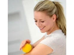 SISSEL Spiky-Ball gelb Ø 8 cm, 2 Stück