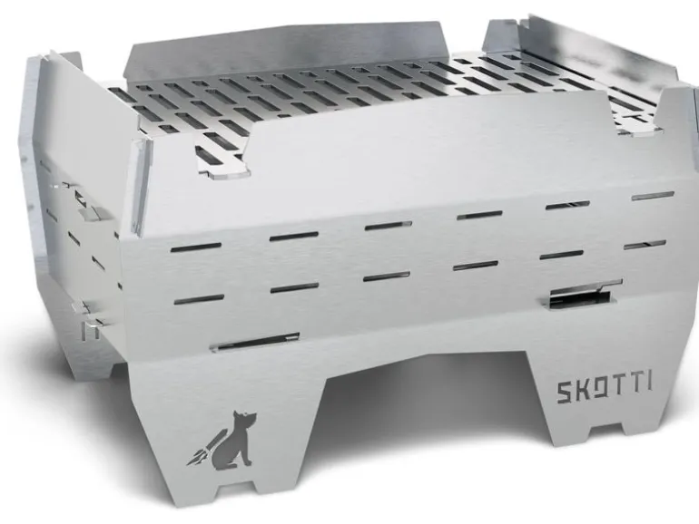 Skotti Camping-Grill Mini, Edelstahl