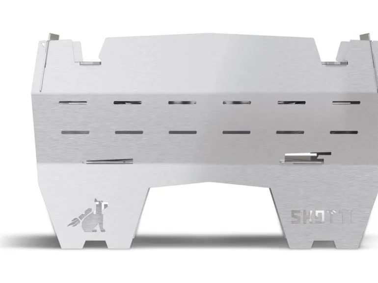 Skotti Camping-Grill Mini, Edelstahl